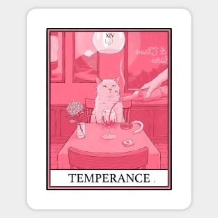 Temperance Cat Tarot Sticker